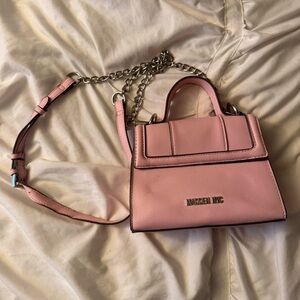 Madden NYC Women's Mini Top Handle Handbag, Light Pink